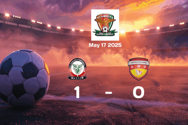Green Eagles Triumph Over Man Utd Zambia Academy with 1-0 Victory in Super League Match on 2025-05-17