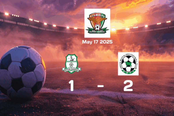 Mufulira Wanderers vs Green Buffaloes Super League Match Report: Green Buffaloes Clinch Victory with a 2-1 Win on 2025-05-17