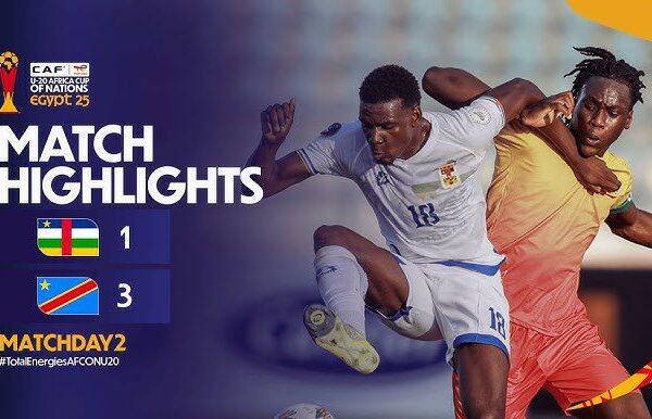 Central African Republic 1-3 Dr Congo Match Highlights