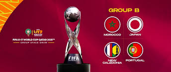 Morocco drawn in Group B with Japan, Portugal and New Caledonia for U17 World Cup