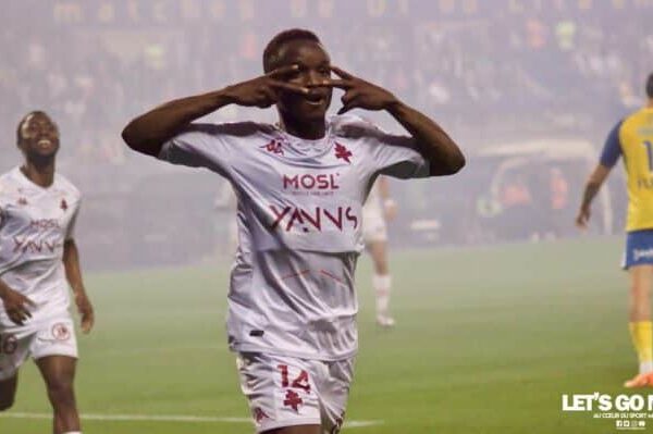 Senegalese forward Cheikh Tidiane Sabaly hits career milestone in standout Ligue 2 season with FC Metz