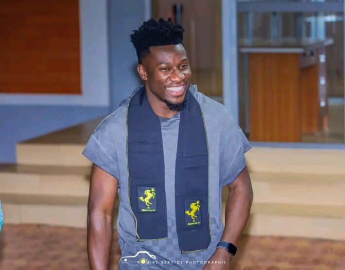 Cameroonian goalkeeper André Onana joins Bertrand Traoré for charity week in Burkina Faso Cameroonian goalkeeper André Onana joins Bertrand Traoré for charity week in Burkina Faso   Cameroonian goalkeeper André Onana joins Bertrand Traoré for charity week in Burkina Faso   AfricaSoccercom