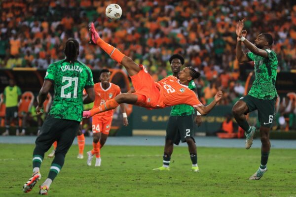 AFCON final match between Nigeria and Ivory Coast
