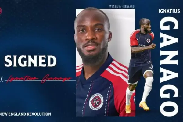 Cameroonian striker Ignatius Ganago to remain in MLS with New England Revolution until end of 2025