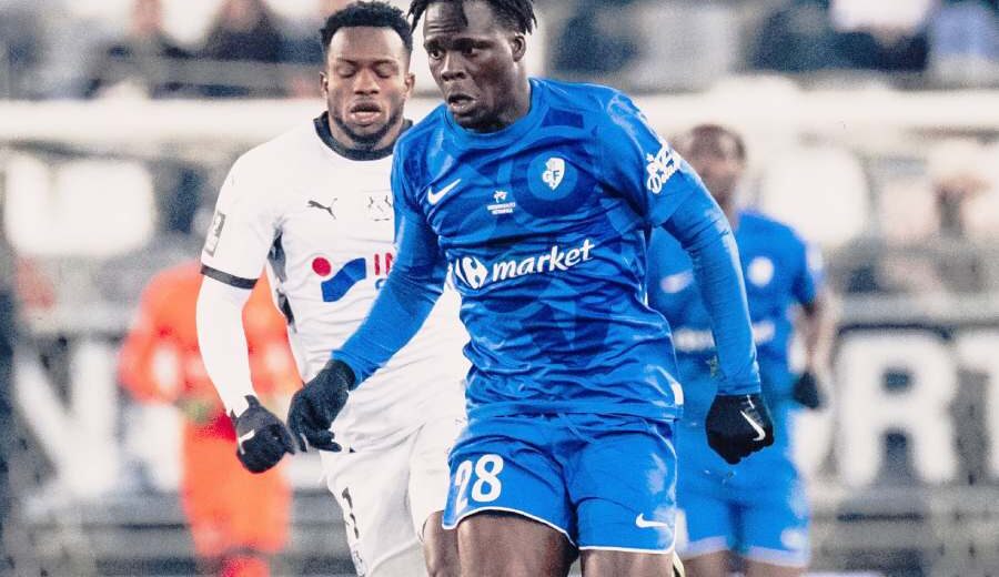 Beninese striker Junior Olaitan’s time at Grenoble could be short-lived