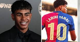  Lamine Yamal 10   Lamine Yamal set to take over Barcelonas number 10 shirt as brands battle to sign him   AfricaSoccercom