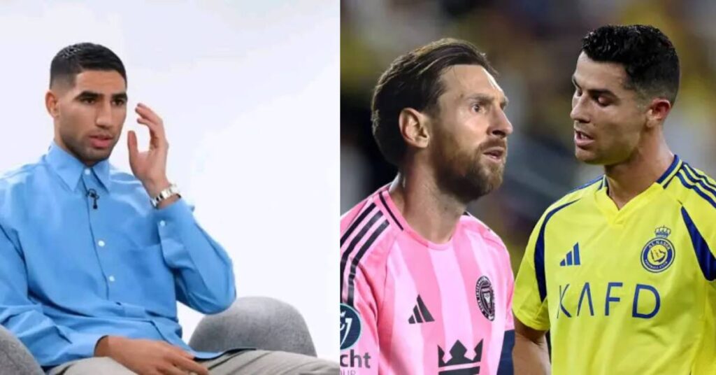 Achraf Hakimi declares Cristiano Ronaldo as footballs greatest in exclusive interview Achraf Hakimi declares Cristiano Ronaldo as footballs greatest in exclusive interview   Achraf Hakimi declares Cristiano Ronaldo as footballs greatest in exclusive interview   AfricaSoccercom