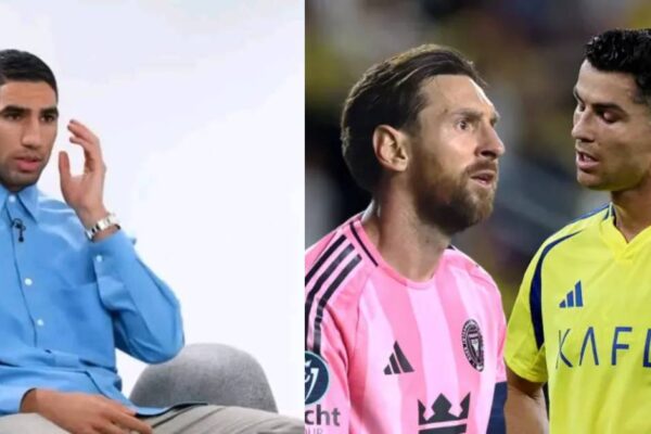 Achraf Hakimi declares Cristiano Ronaldo as football’s greatest in exclusive interview