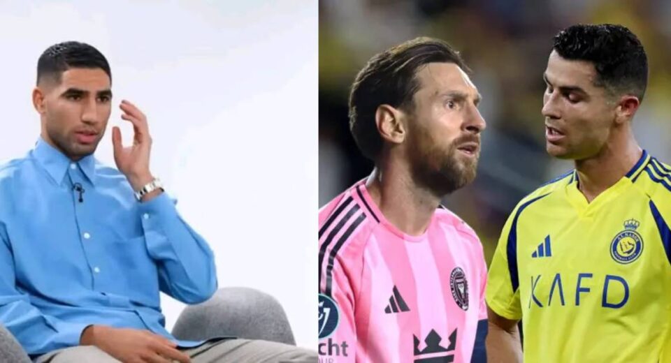 Achraf Hakimi declares Cristiano Ronaldo as football’s greatest in exclusive interview