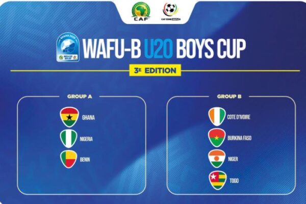 WAFU B U20 Boys Cup: Nigeria and Ghana drawn into Group A