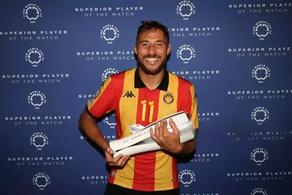 Youcef Belaïli named Man of the Match in Espérance Sportive de Tunis Club World Cup triumph over LAFC