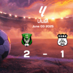 CS Constantine triumphs over Khenchela 2-1 in intense Ligue 1 battle on June 3, 2025