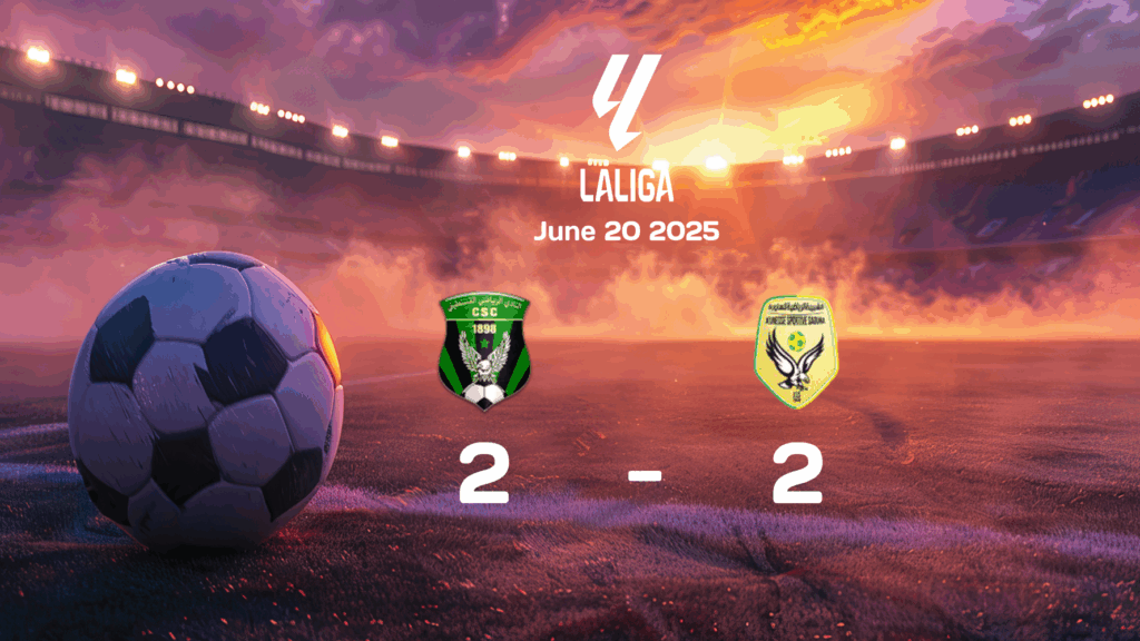  eng 1240526 review   CS Constantine vs JS Saoura Ends in 2 2 Draw in Ligue 1 Match on June 20 2025   AfricaSoccercom