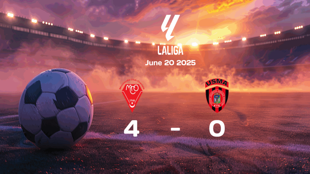  eng 1240529 review   MC Oran Dominates USM Alger 4 0 in Ligue 1 Showdown on June 20 2025   AfricaSoccercom