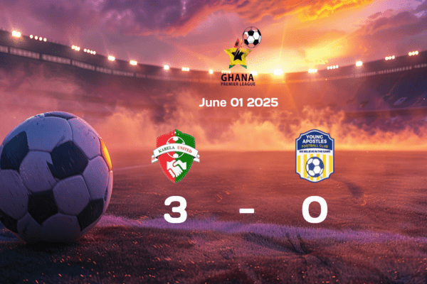 Karela Dominates Young Apostles with 3-0 Victory in English Premier League Clash on 2025-06-01