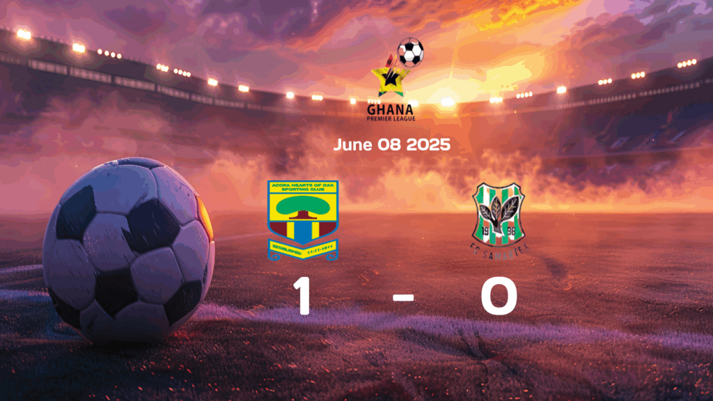  eng 1274756 review   Hearts of Oak edge out Samartex 1 0 in thrilling English Premier League clash on June 8 2025   AfricaSoccercom