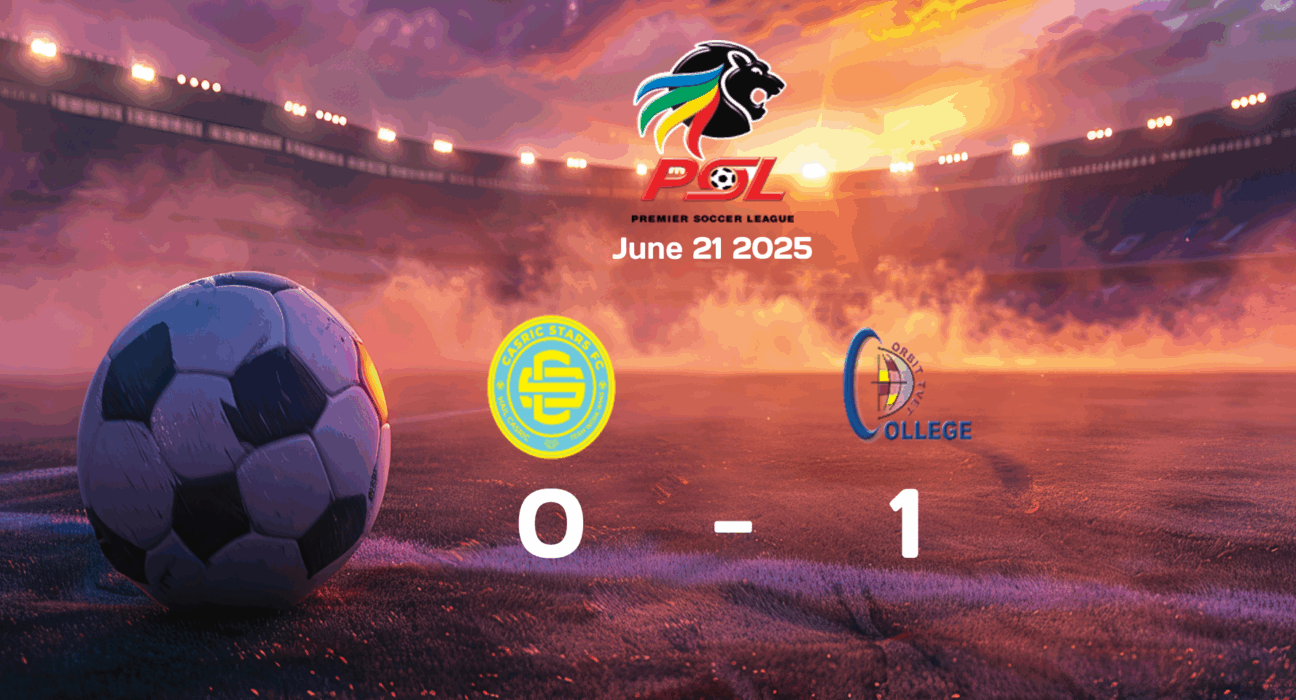  eng 1378793 review   Casric Stars vs Orbit College Orbit College Secures Victory with 1 0 Win in Premier Soccer League Showdown on June 21 2025   AfricaSoccercom