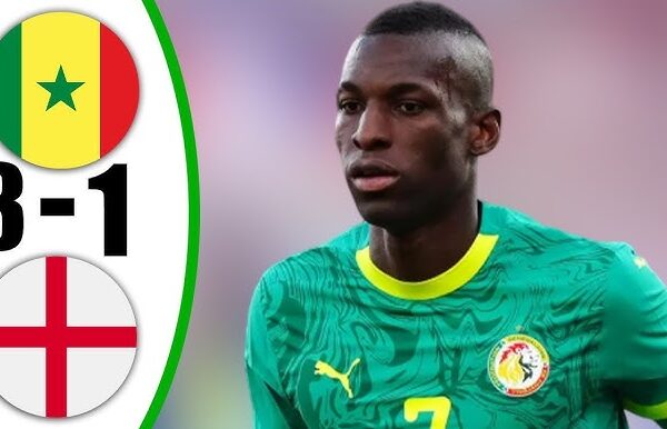 England 1-3 Senegal, all goals and extended highlights, international friendly 