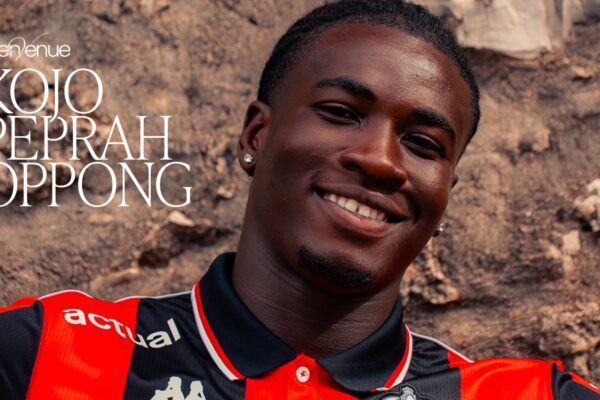Ghanaian defender Kojo Peprah Oppong declares readiness for OGC Nice challenge