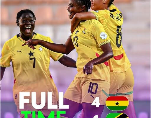2024 WAFCON: Ghana storms into quarterfinals with commanding win over Tanzania