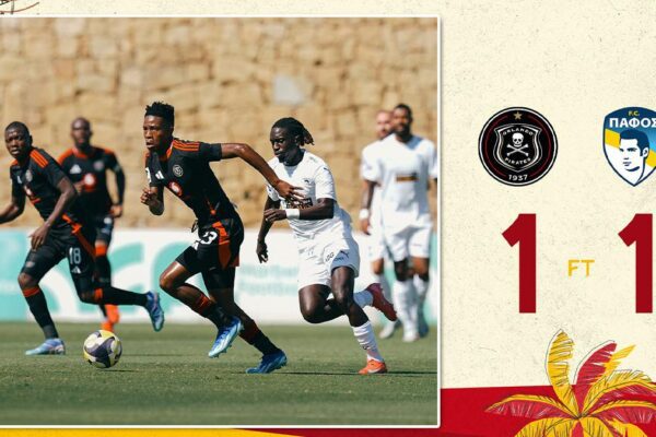 South African outfit Orlando Pirates and Cypriot side Pafos FC share spoils in preseason friendly