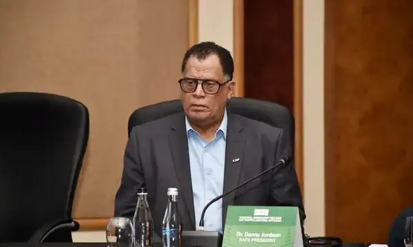 SAFA president Danny Jordan hails Banyana Banyana’s brave performance despite Nigeria defeat