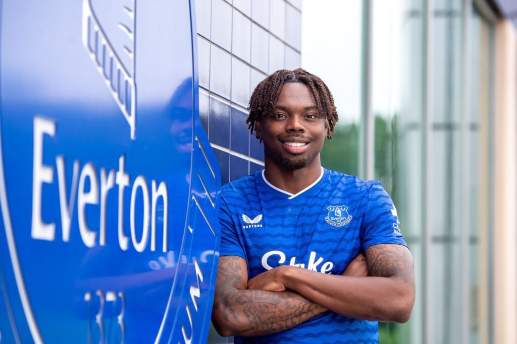  Coby Ebere   Im buzzing to extend my deal  German Nigerian winger Coby Ebere on new Everton contract   AfricaSoccercom