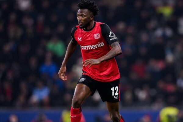 Newcastle submit €50m bid for Burkinabé defender Edmond Tapsoba as Leverkusen remain reluctant to sell