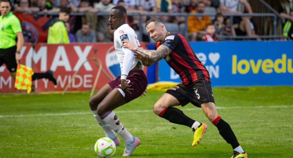 Congolese forward Francely Lomboto helps Sligo Rovers frustrate league leaders Shamrock Rovers