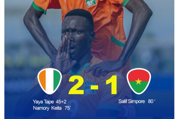 2025 WAFU B U20 Boys Cup: Holders Ivory Coast see off Burkina Faso with 2-1 win in opening match
