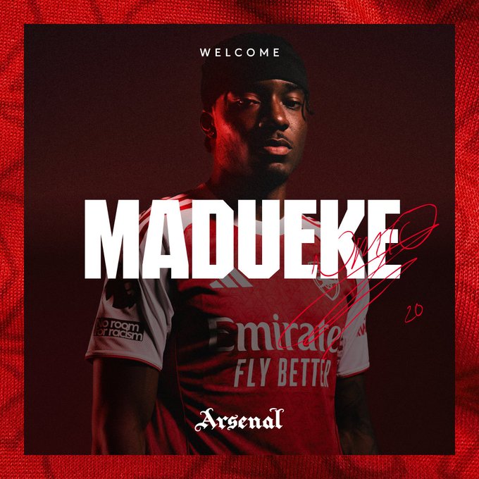  GwJlSEPWsAAv7vC   Arsenal announce the signing of English Nigerian striker Noni Madueke from Chelsea   AfricaSoccercom