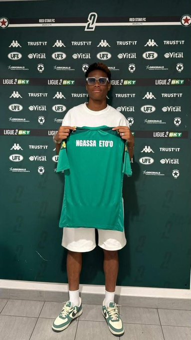 Samuel Etoos son Samuel Junior Ngassa Etoo joins Red Star FC reserve team GwaYVxtW0AI6dS1   Samuel Etoos son Samuel Junior Ngassa Etoo joins Red Star FC reserve team   AfricaSoccercom