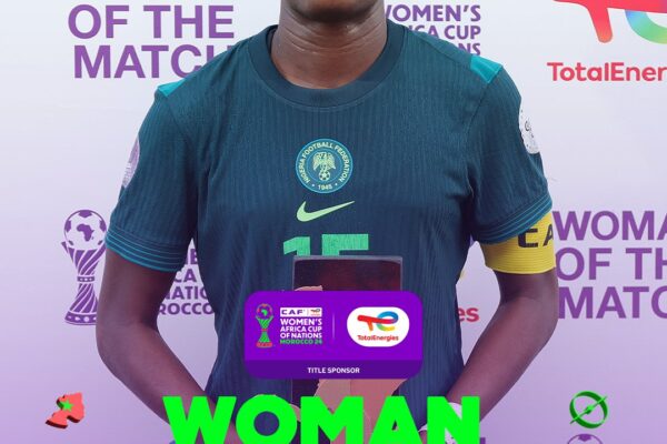 2024 WAFCON: Nigeria captain Rasheedat Ajibade named MVP after semi-final win against South Africa