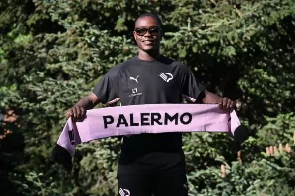 Ghanaian forward Emmanuel Gyasi returns to hometown club Palermo on loan