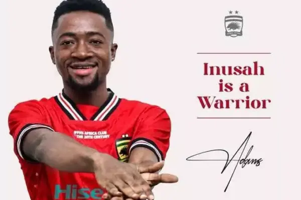 Ghanaian winger Inusah Adams joins Asante Kotoko on three-year deal
