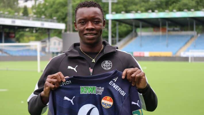 Sierra Leonean forward Alie Conteh secures top flight move with Strømsgodset in Norway Sierra Leonean forward Alie Conteh secures top flight move with Strømsgodset in Norway   Sierra Leonean forward Alie Conteh secures top flight move with Strømsgodset in Norway   AfricaSoccercom