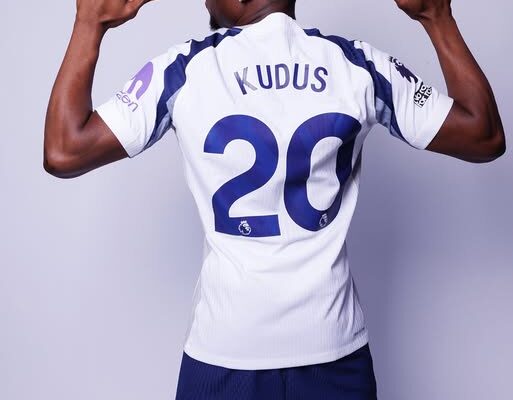 Mohammed Kudus takes no. 20 shirt as he begins new chapter at Tottenham Hotspur