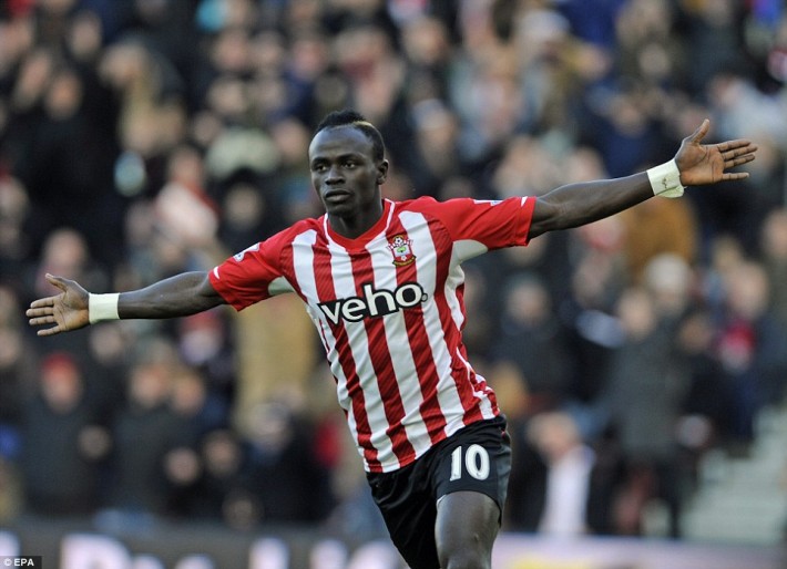  Sadio Mané but 710x514   Premier League Sadio Mané Makes History with 3Minute HatTrick   AfricaSoccercom