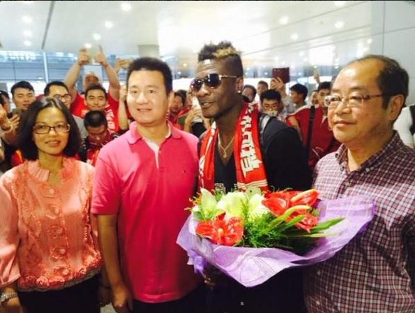  gyan asamoah   China Asamoah Gyan Arrives to Begin New Chapter in the Chinese Super League   AfricaSoccercom