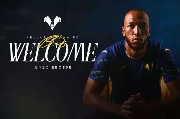 Cameroonian defender Enzo Ebosse joins Hellas Verona on loan for 2025-2026 Season