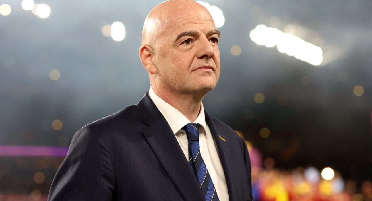  2023 08 20T000000Z 937060496 UP1EJ8K10HP9A RTRMADP 3 SOCCER WORLDCUP ESP ENG REPORT   FIFA President Infantino to Grace 2024 CHAN Final in Nairobi   AfricaSoccercom