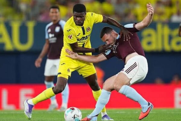 Ghana star Thomas Partey makes first appearance for Villarreal in preseason friendly defeat against Aston Villa