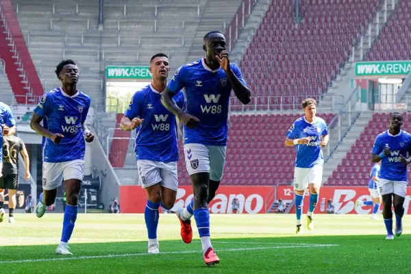 Senegalese midfielder Habib Diarra fires Sunderland to victory over Augsburg