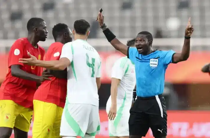 CHAN 2024 Final Cameroonian referee Abdou Abdel Mefire to officiate Morocco vs Madagascar clash CHAN 2024 Final Cameroonian referee Abdou Abdel Mefire to officiate Morocco vs Madagascar clash   CHAN 2024 Final Cameroonian referee Abdou Abdel Mefire to officiate Morocco vs Madagascar clash   AfricaSoccercom