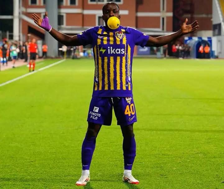 Ghanaian forward Prince Obeng Ampem strikes late to secure Eyupspor’s first win of the season