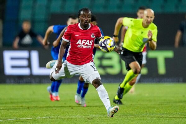 Ghanaian attacker Ibrahim Sadiq defies height with remarkable heading rcord at AZ Alkmaar