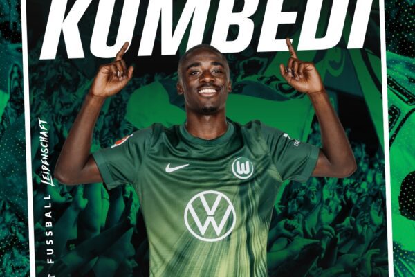 Wolfsburg announce the signing of French-Congolese defender Sael Kumbedi