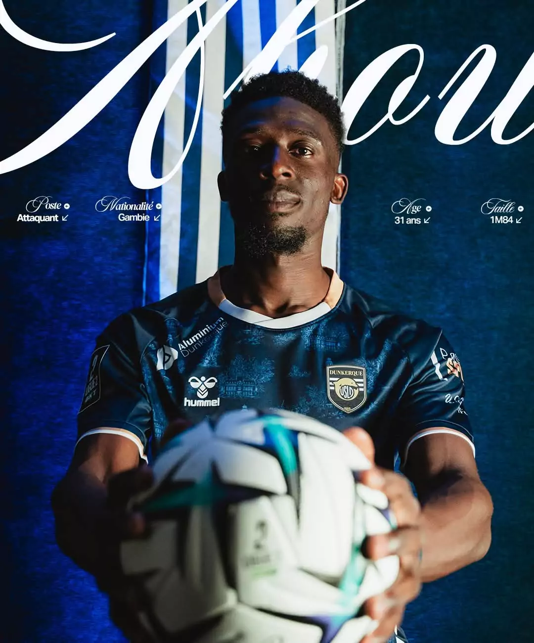 Gambian international Aboubakary Kanté joins USL Dunkerque on two-year deal