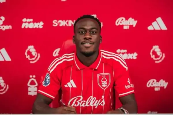 French-Congolese striker Arnaud Kalimuendo signs five-year deal with Nottingham Forest