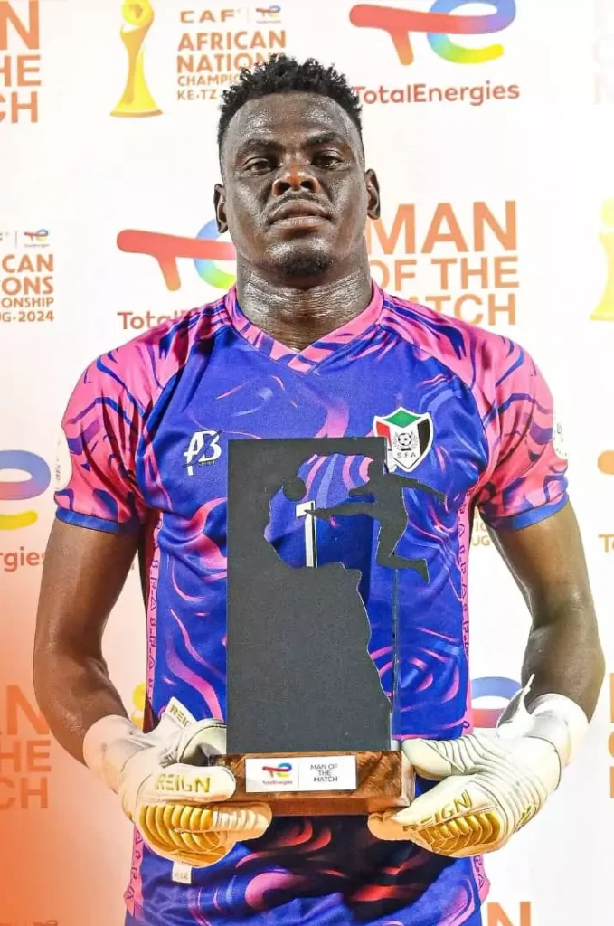 Sudan’s Mohamed El Nour named Man of the Match after heroics against Algeria in CHAN quarter-final